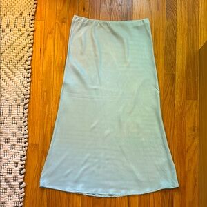 Anthropologie Tilda Midi Slip Skirt